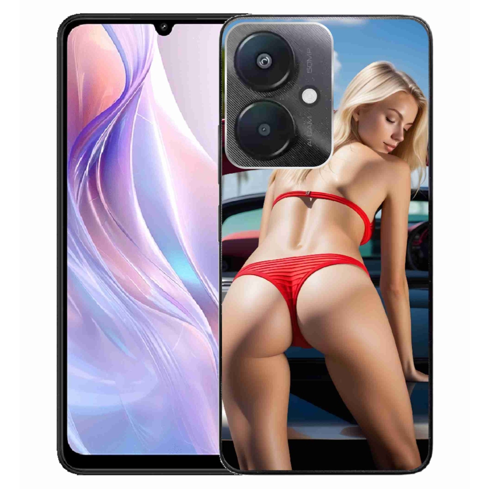 Gél borító mmCase a Xiaomi Redmi 13C 5G-hez - szexi nő 2