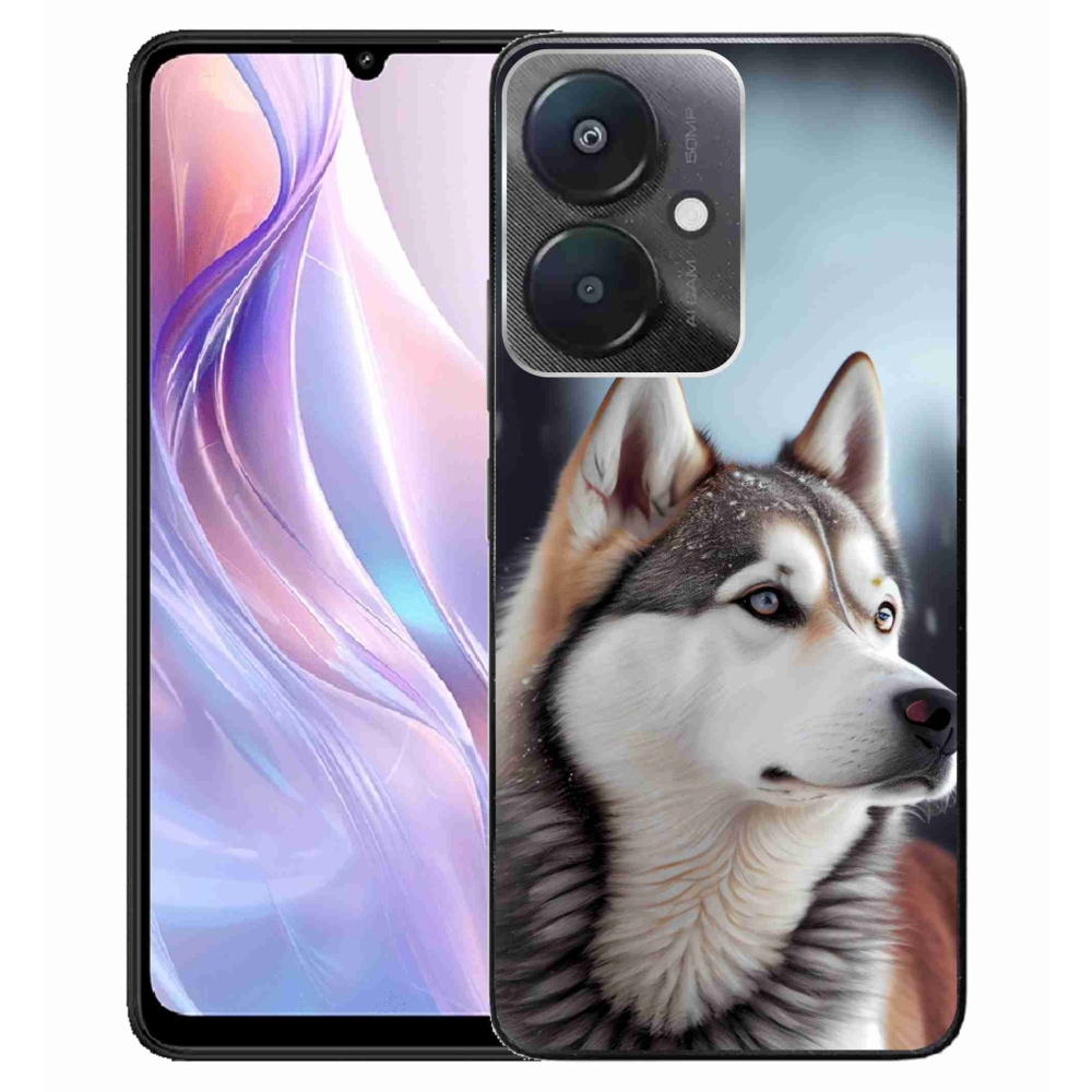 Gél borítás mmCase a Xiaomi Redmi 13C 5G-hez - Szibériai Husky