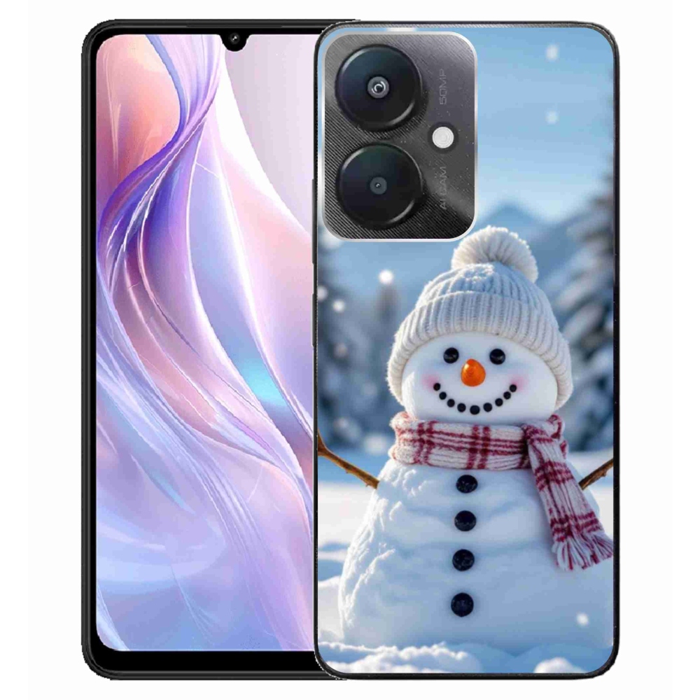 Gél borítás mmCase a Xiaomi Redmi 13C 5G - hóember 3