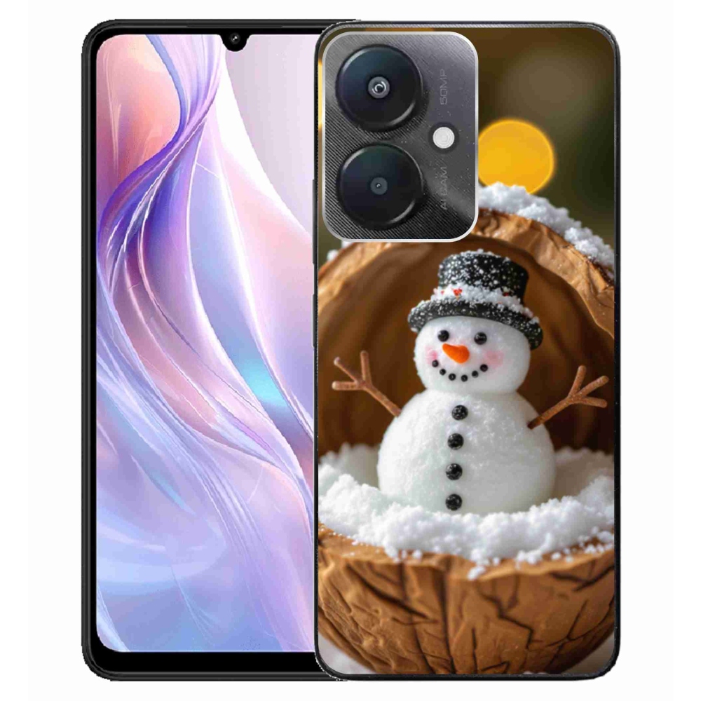 Gél borítás mmCase a Xiaomi Redmi 13C 5G - hóember 4