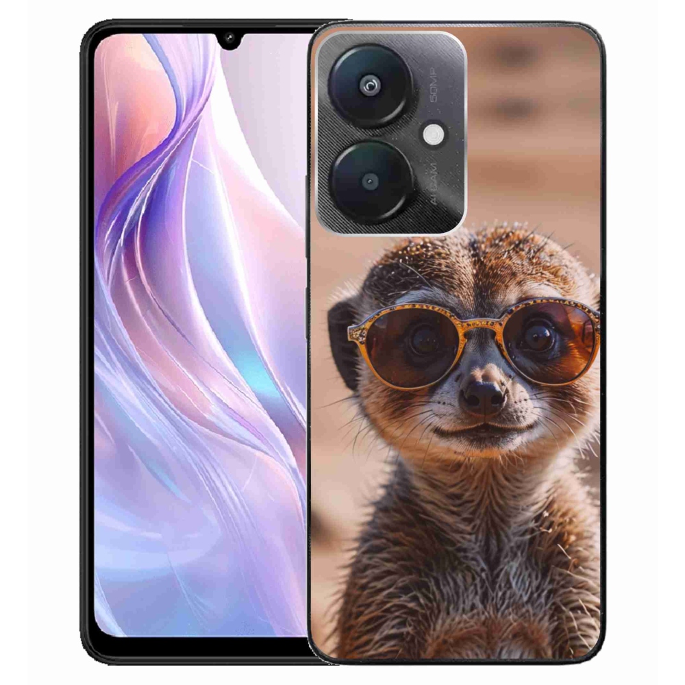 Gél borítás mmCase a Xiaomi Redmi 13C 5G számára - stílusos surikata