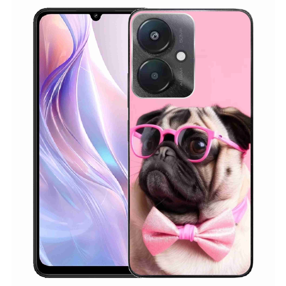 Gél borítás mmCase a Xiaomi Redmi 13C 5G számára - stílusos mopsz