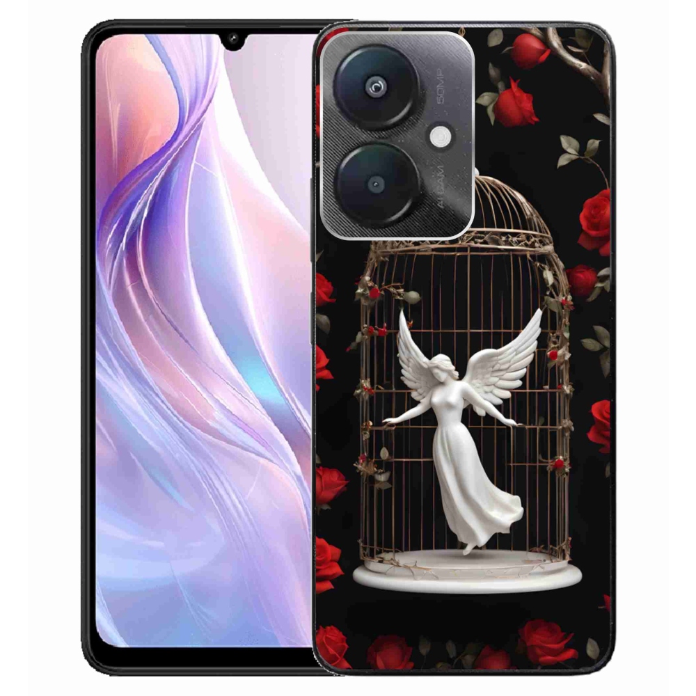 Gél borítás mmCase a Xiaomi Redmi 13C 5G számára - csapdába esett angyal