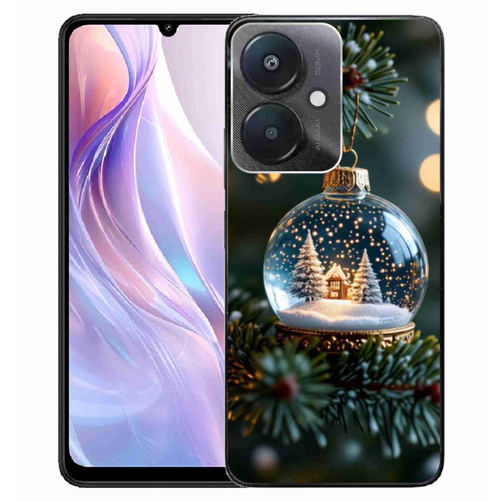 Gél borító mmCase a Xiaomi Redmi 13C 5G-hez - Karácsonyi gömbök 2