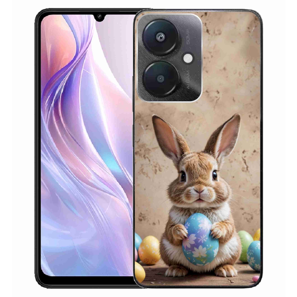 Gél borítás mmCase a Xiaomi Redmi 13C 5G számára - Húsvéti nyuszi