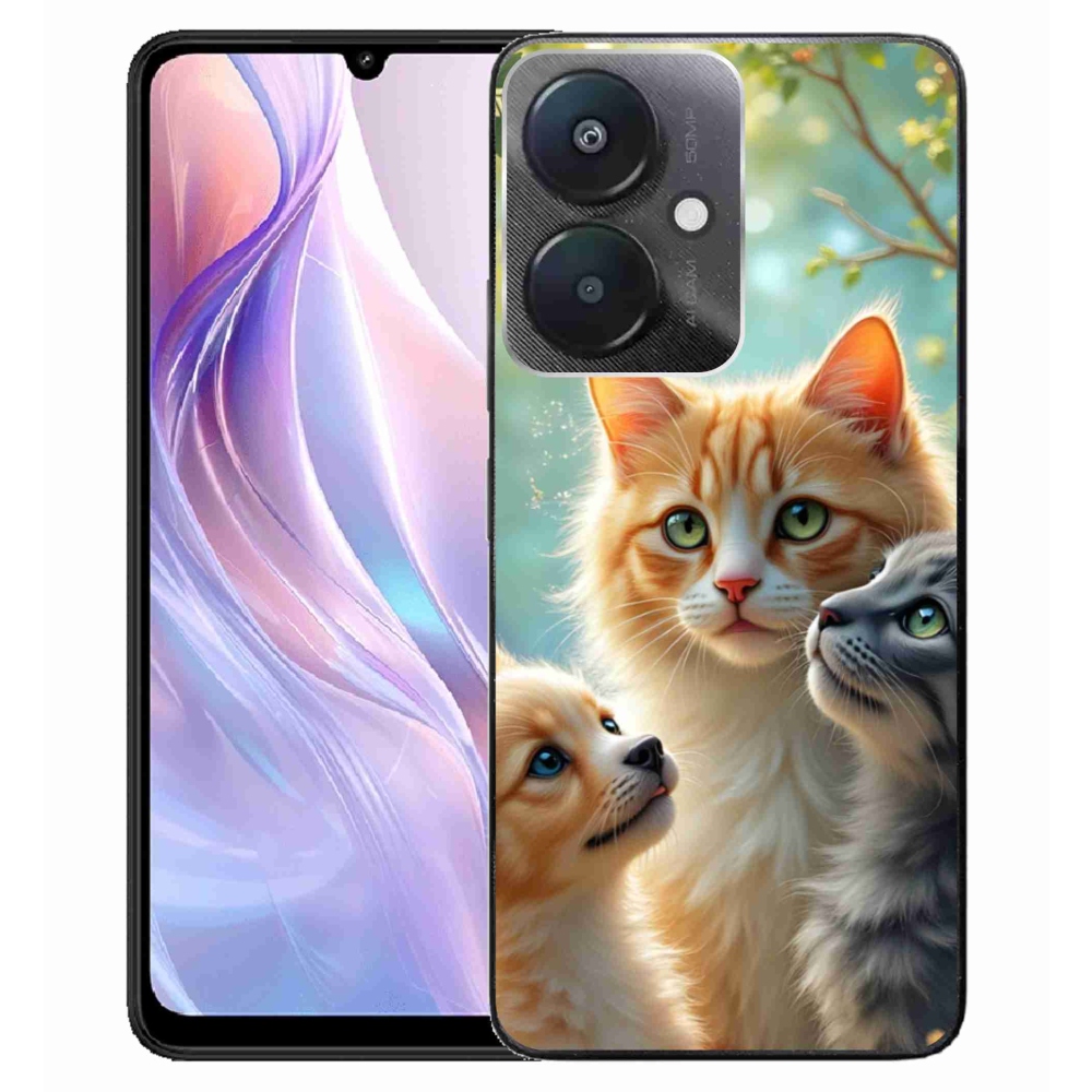 Gél borító mmCase a Xiaomi Redmi 13C 5G - állati barátság 2