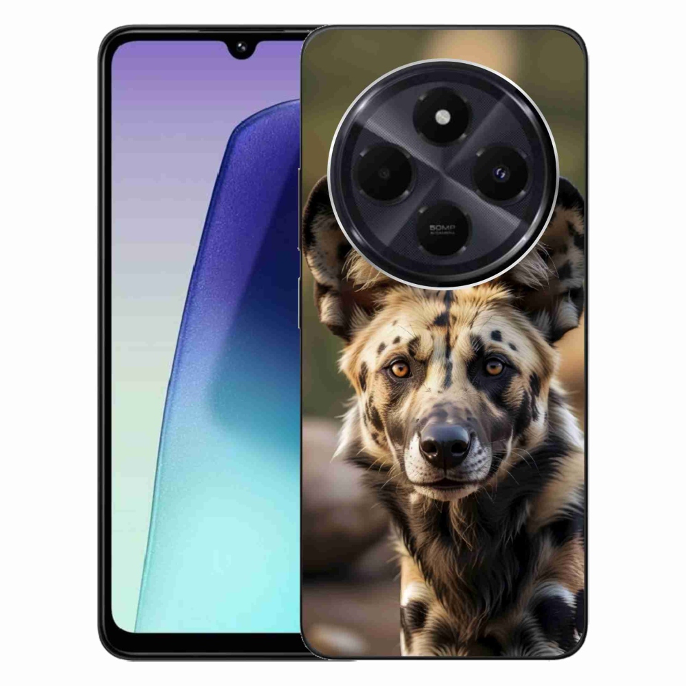 Gél borítás mmCase a Xiaomi Redmi 14C/Poco C75-hez - afrikai vadkutya