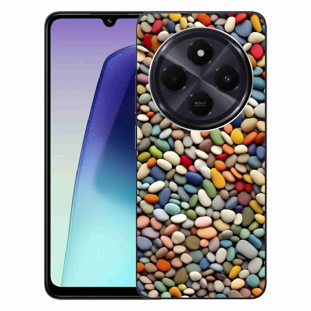 Gél borítás mmCase a Xiaomi Redmi 14C/Poco C75-hez - színes strasszkövek 2