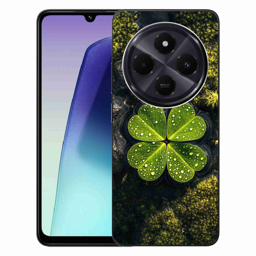 Gél borítás mmCase a Xiaomi Redmi 14C/Poco C75-hez - négylevelű lóhere