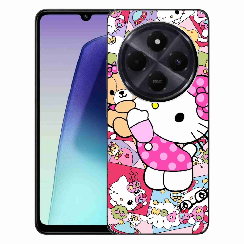 Gél borítás mmCase a Xiaomi Redmi 14C/Poco C75-hez - aranyos cica