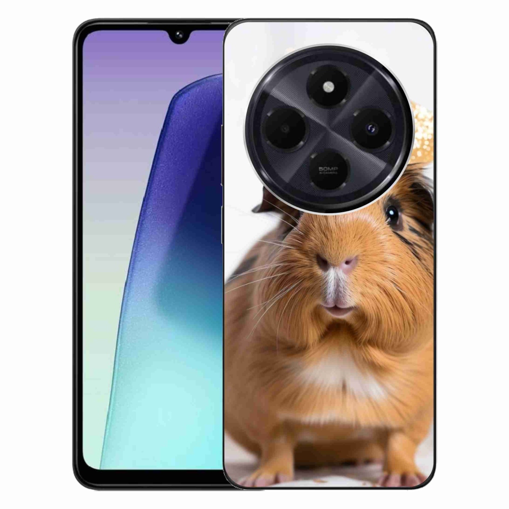 Gél borítás mmCase a Xiaomi Redmi 14C/Poco C75-hez - barna tengerimalac