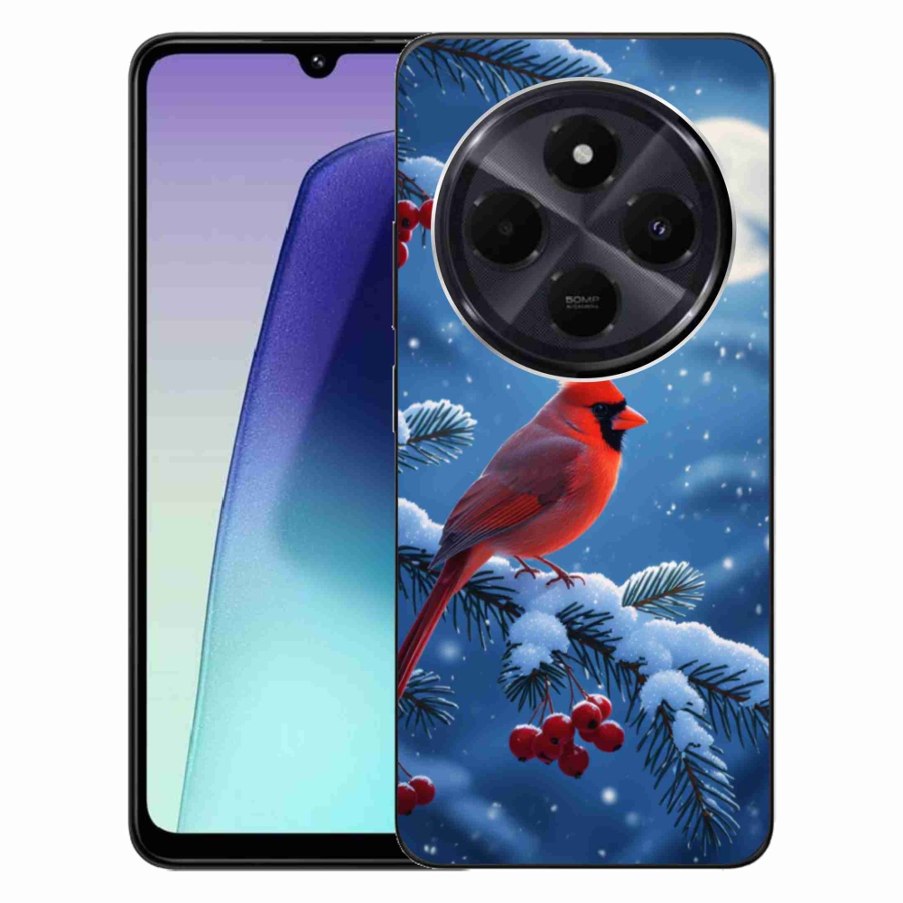 Gél borítás mmCase a Xiaomi Redmi 14C/Poco C75 készülékhez - kardinálpiros színű