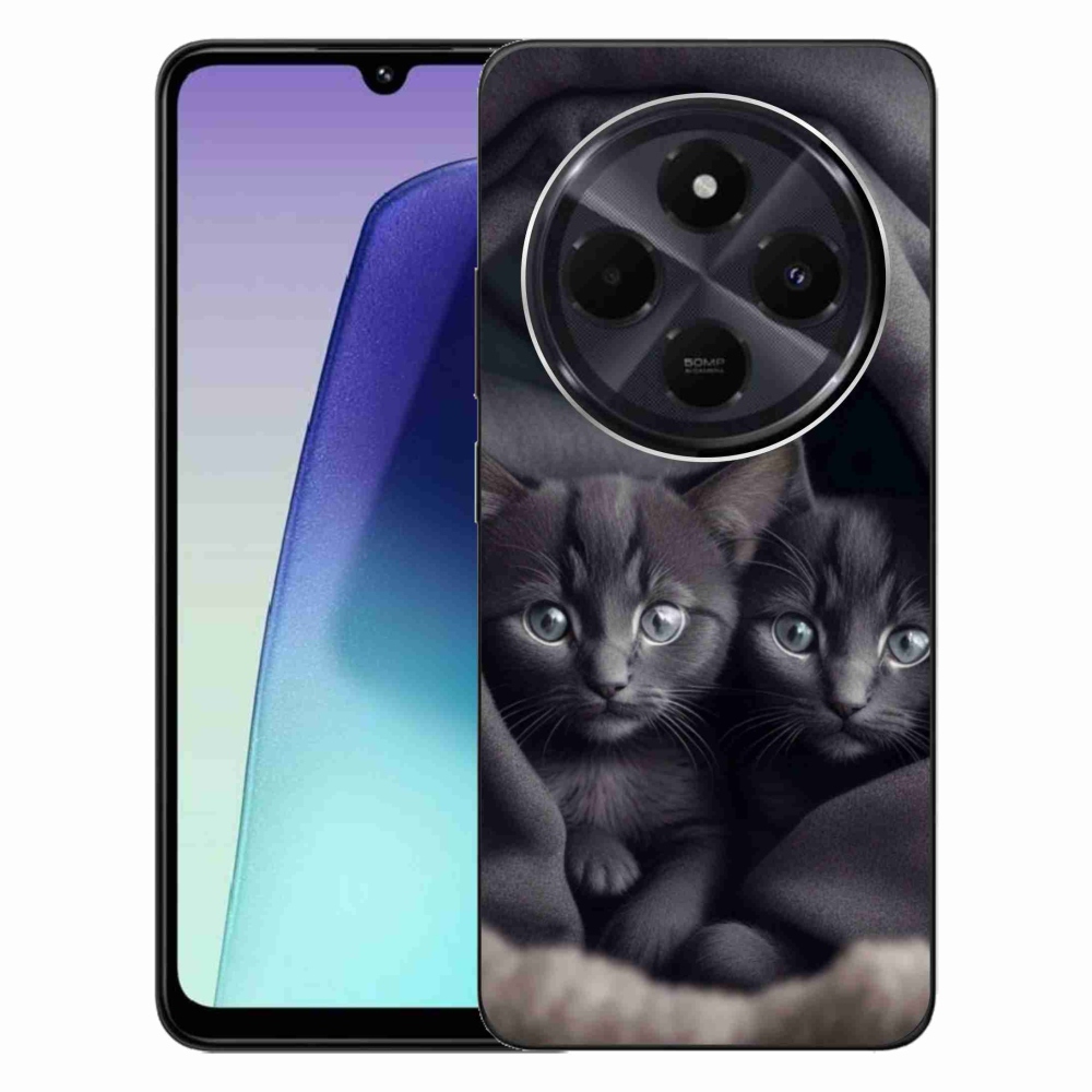 Gél borítás mmCase a Xiaomi Redmi 14C/Poco C75-hez - cat duo