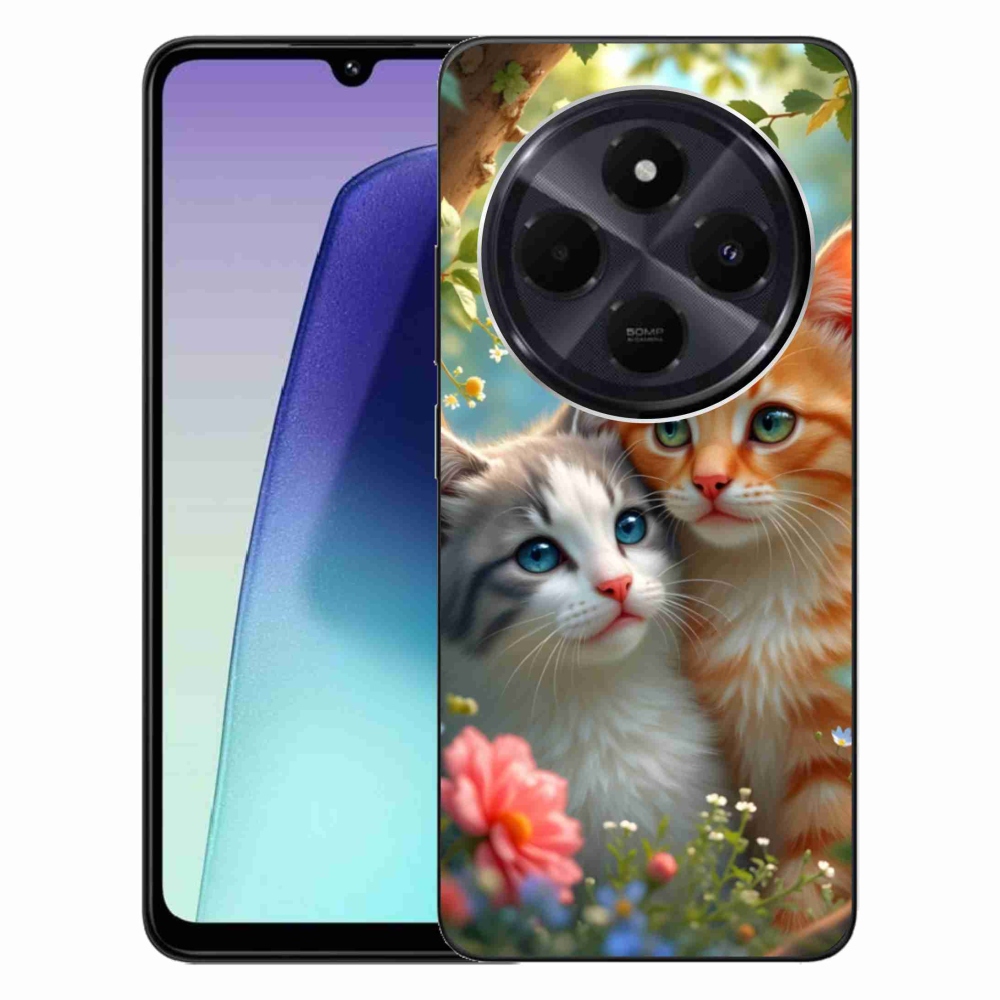 Gél borítás mmCase a Xiaomi Redmi 14C/Poco C75-hez - macskaszerelem 2