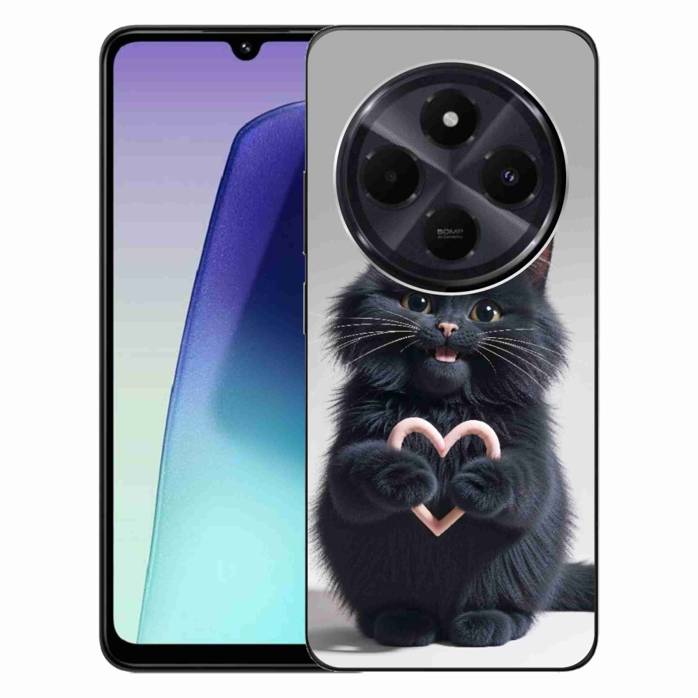 Gél borítás mmCase a Xiaomi Redmi 14C/Poco C75-hez - macskaszerelem 3
