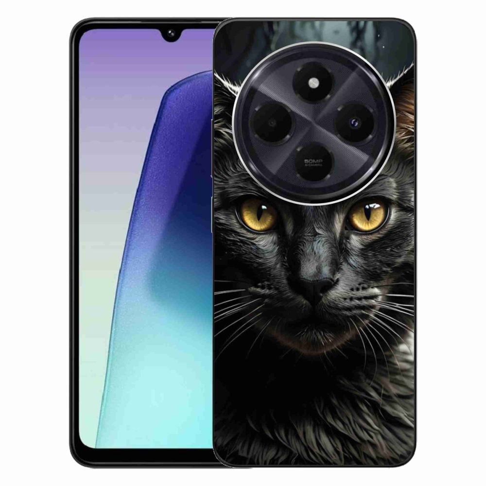 Gél borítás mmCase a Xiaomi Redmi 14C/Poco C75-hez - macskaszem 3