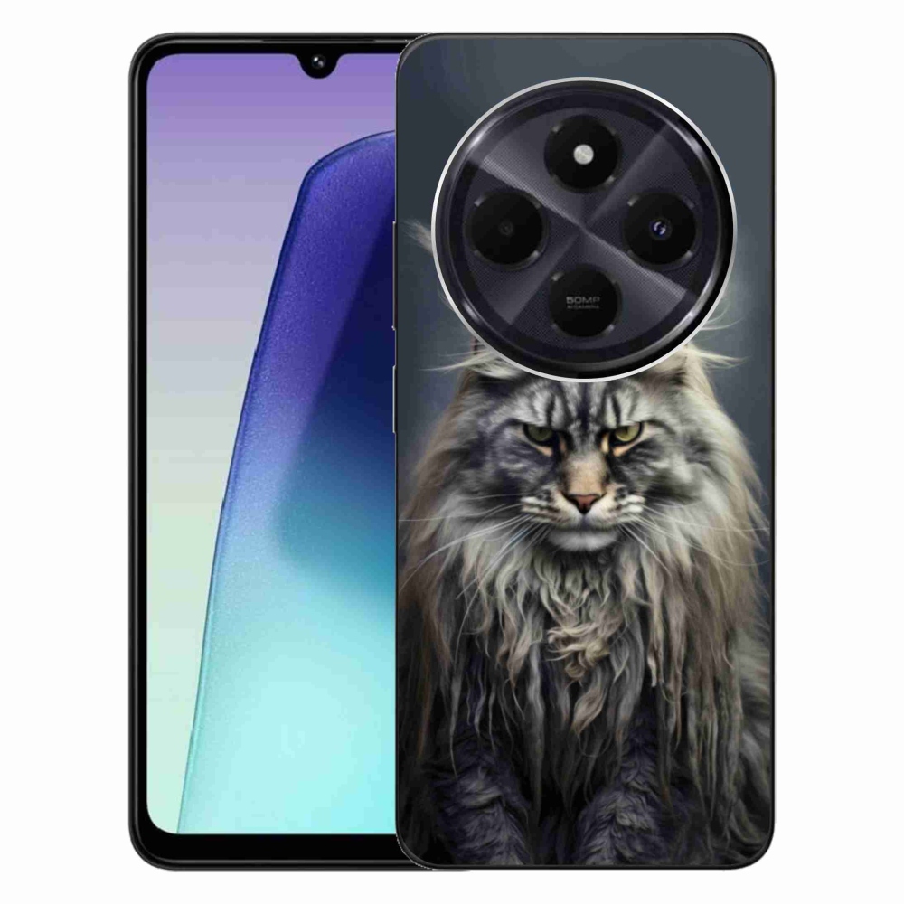 Gél borítás mmCase a Xiaomi Redmi 14C/Poco C75-hez - macskaszem nézet 4