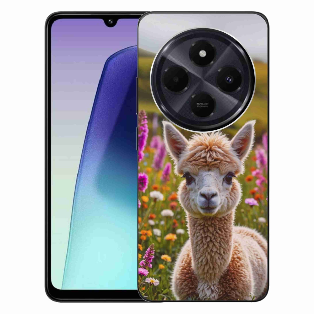 Gél borítás mmCase a Xiaomi Redmi 14C/Poco C75-hez - láma a réten
