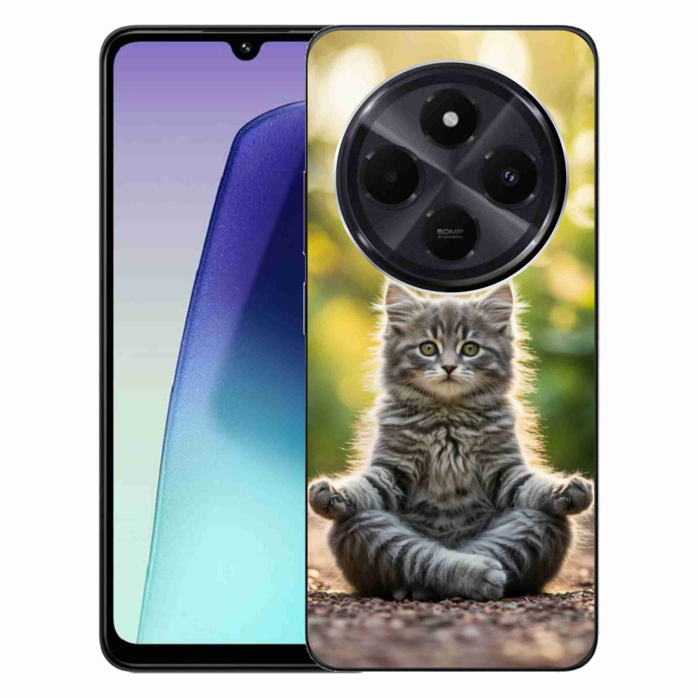 Gél borítás mmCase a Xiaomi Redmi 14C/Poco C75-hez - meditáló cica