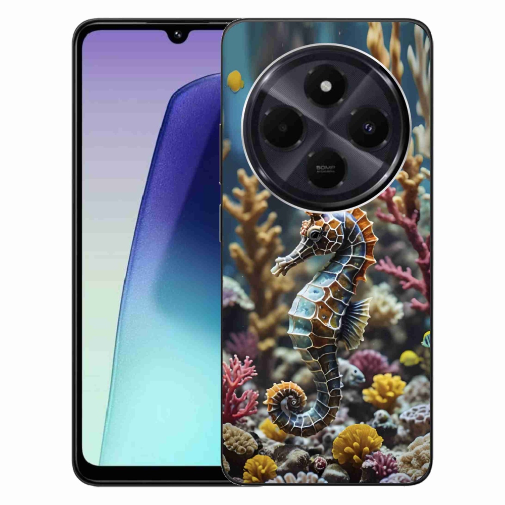 Gél borítás mmCase a Xiaomi Redmi 14C/Poco C75 számára - csikóhal 2