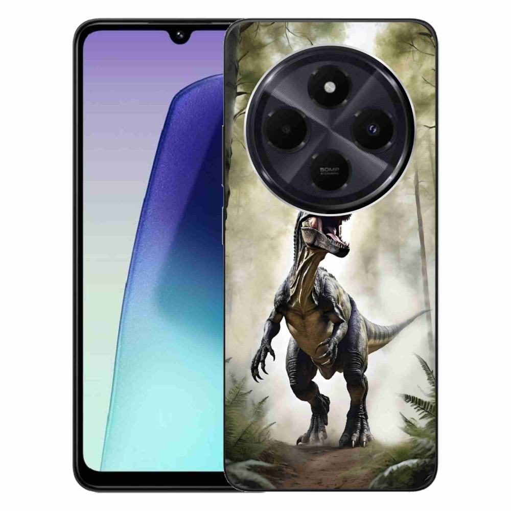 Gél borítás mmCase a Xiaomi Redmi 14C/Poco C75-hez - dühös T-Rex