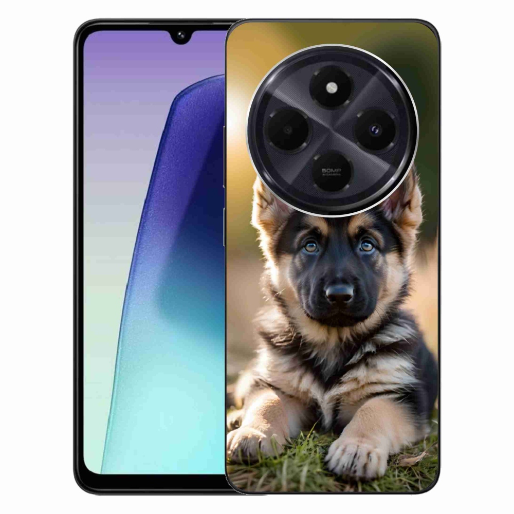 Gél borítás mmCase a Xiaomi Redmi 14C/Poco C75 számára - Német juhászkutya a természetben