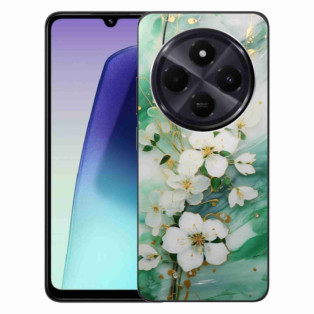 Gél borító mmCase a Xiaomi Redmi 14C/Poco C75-hez - finom virágok