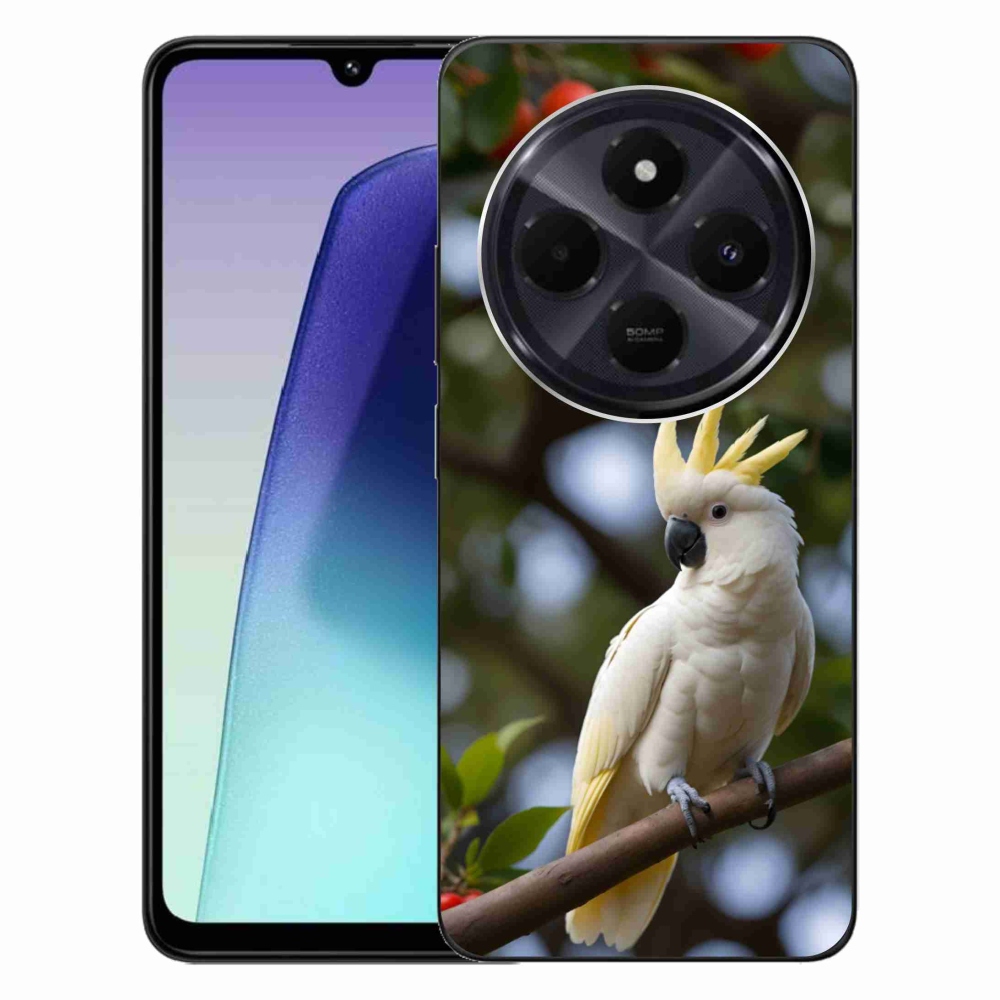 Gél borítás mmCase a Xiaomi Redmi 14C/Poco C75 számára - papagáj kakadu 3