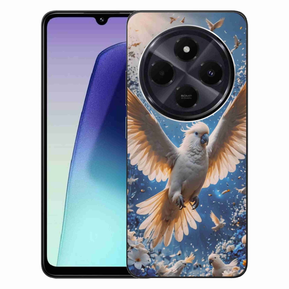 Gél borítás mmCase a Xiaomi Redmi 14C/Poco C75-hez - papagáj kakadu