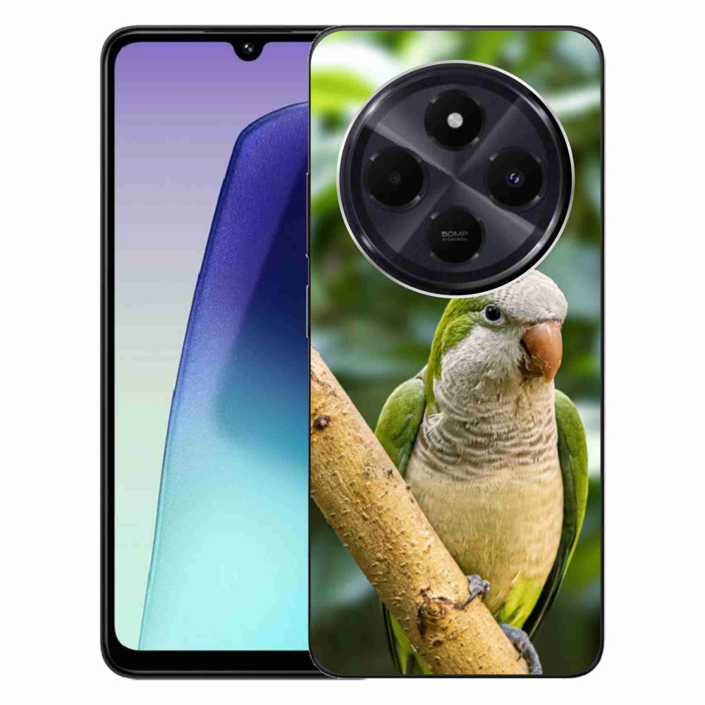 Gél borítás mmCase a Xiaomi Redmi 14C/Poco C75 készülékhez - papagáj