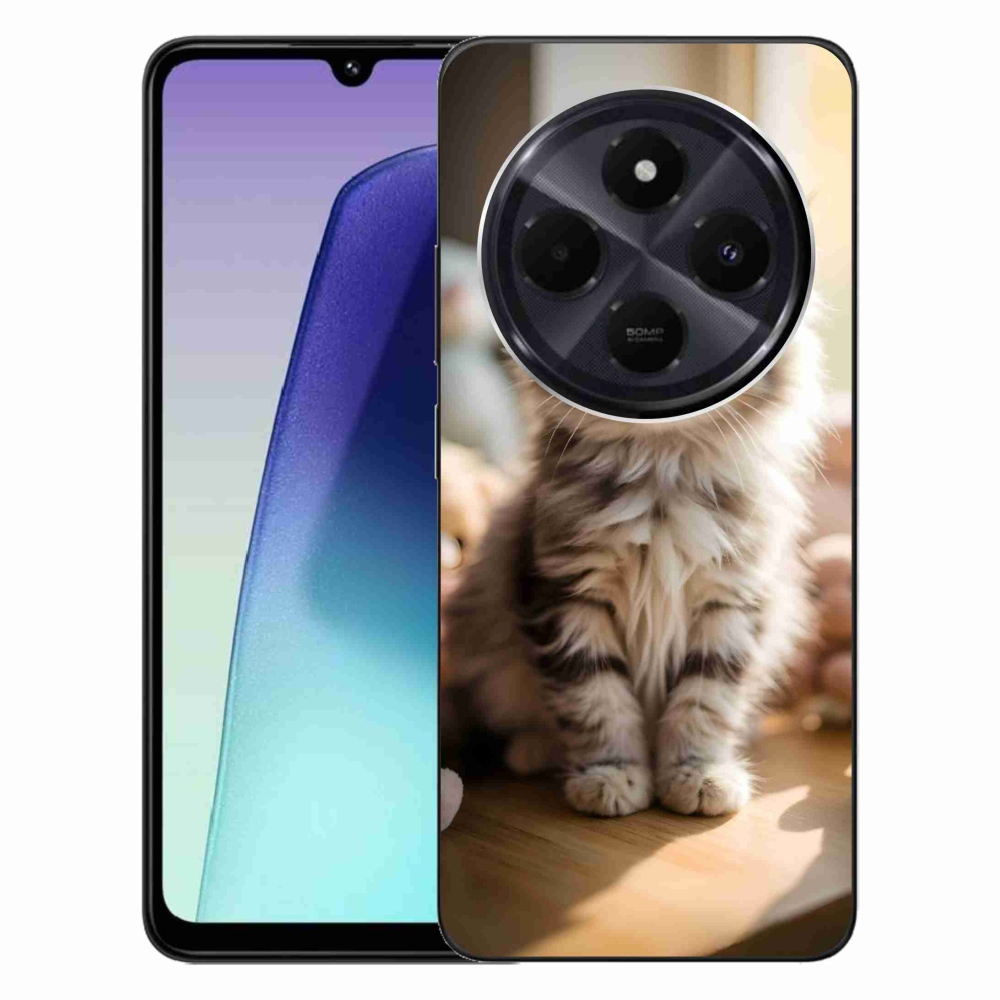 Gél borítás mmCase a Xiaomi Redmi 14C/Poco C75-hez - aranyos cica 10