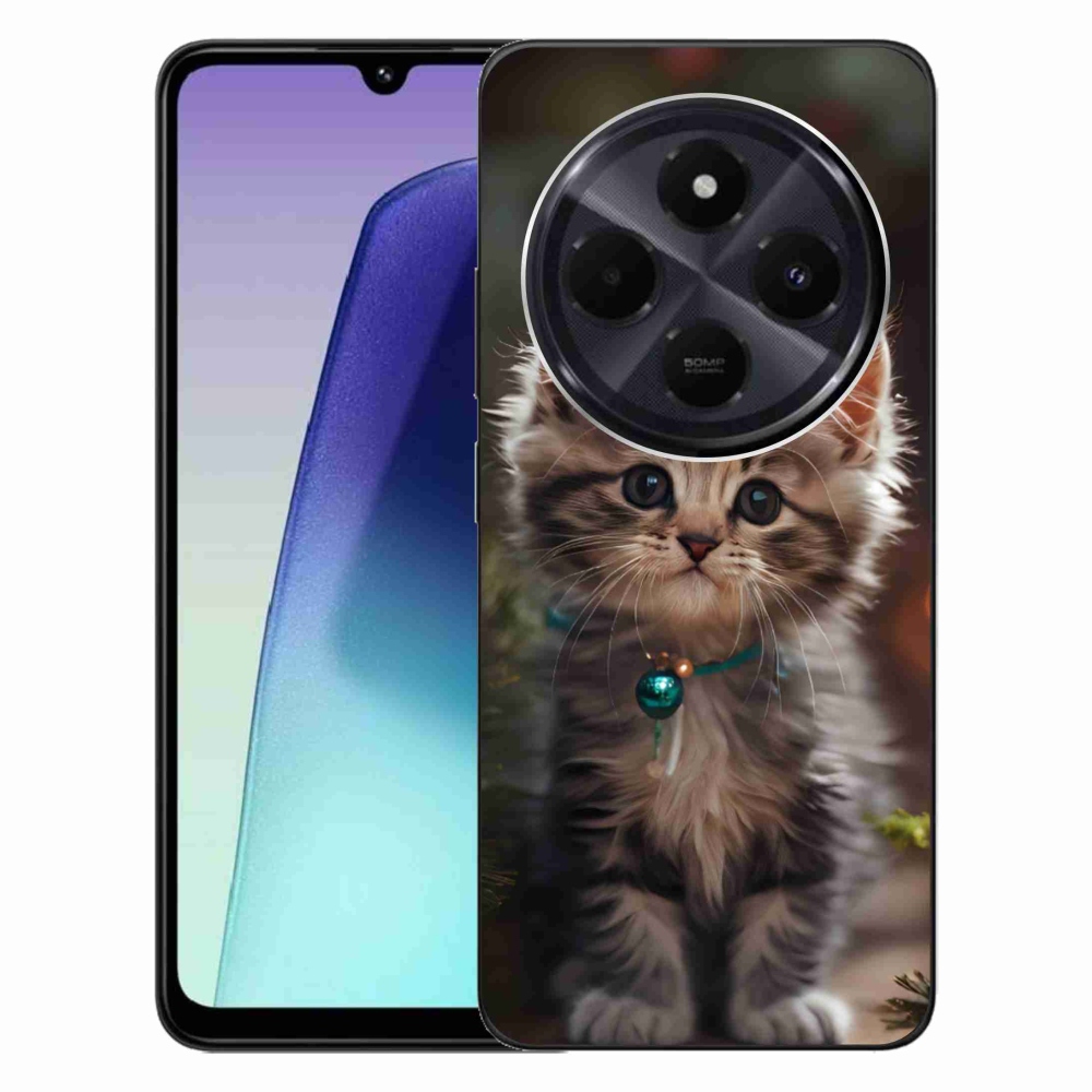 Gél borítás mmCase a Xiaomi Redmi 14C/Poco C75 számára - aranyos cica 11