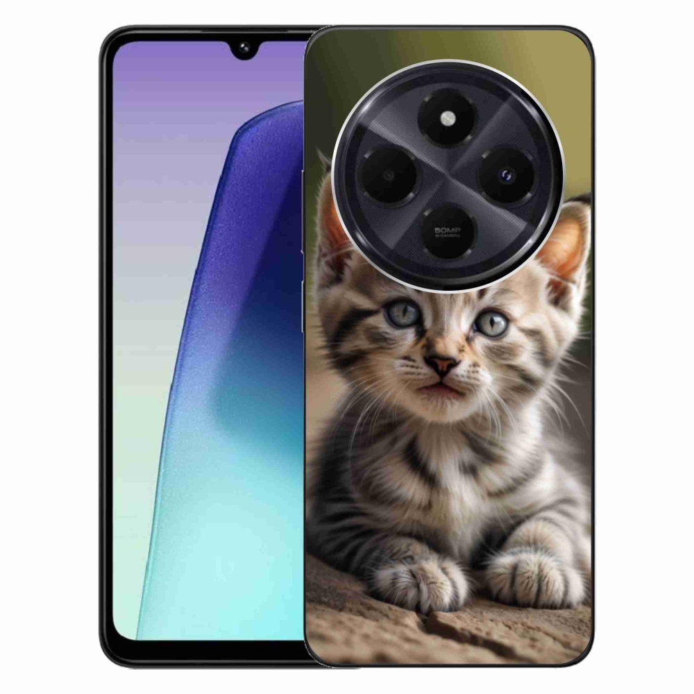 Gél borítás mmCase a Xiaomi Redmi 14C/Poco C75-hez - aranyos cica 9