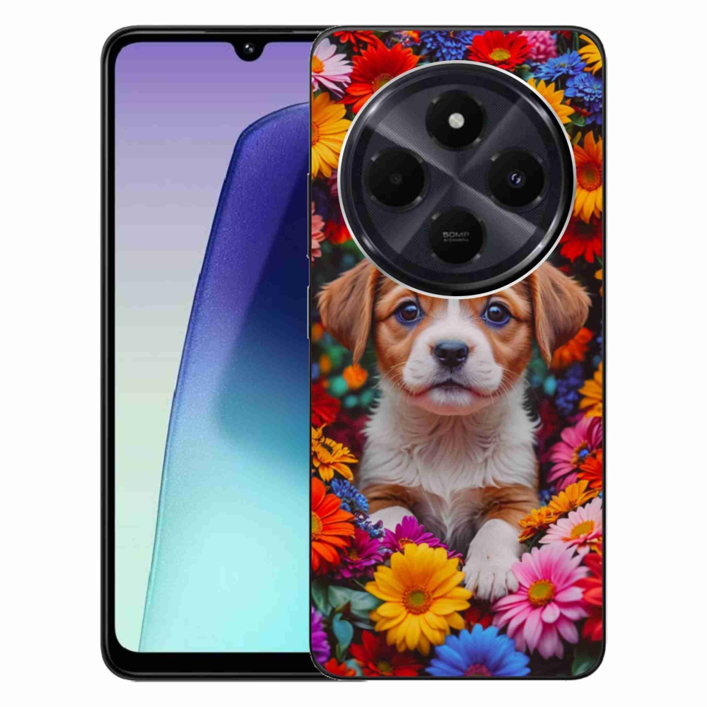 Gél borítás mmCase a Xiaomi Redmi 14C/Poco C75 számára - aranyos kiskutya