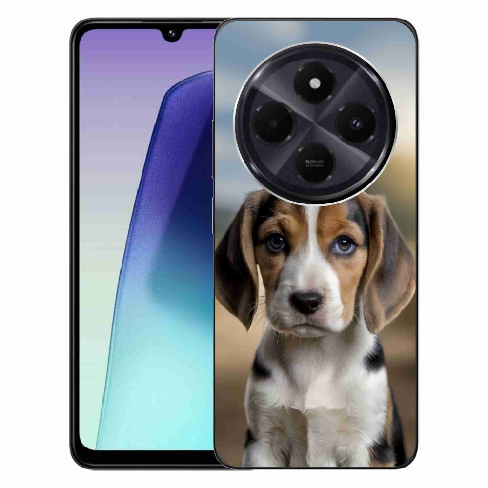 Gél borítás mmCase a Xiaomi Redmi 14C/Poco C75 számára - aranyos beagle
