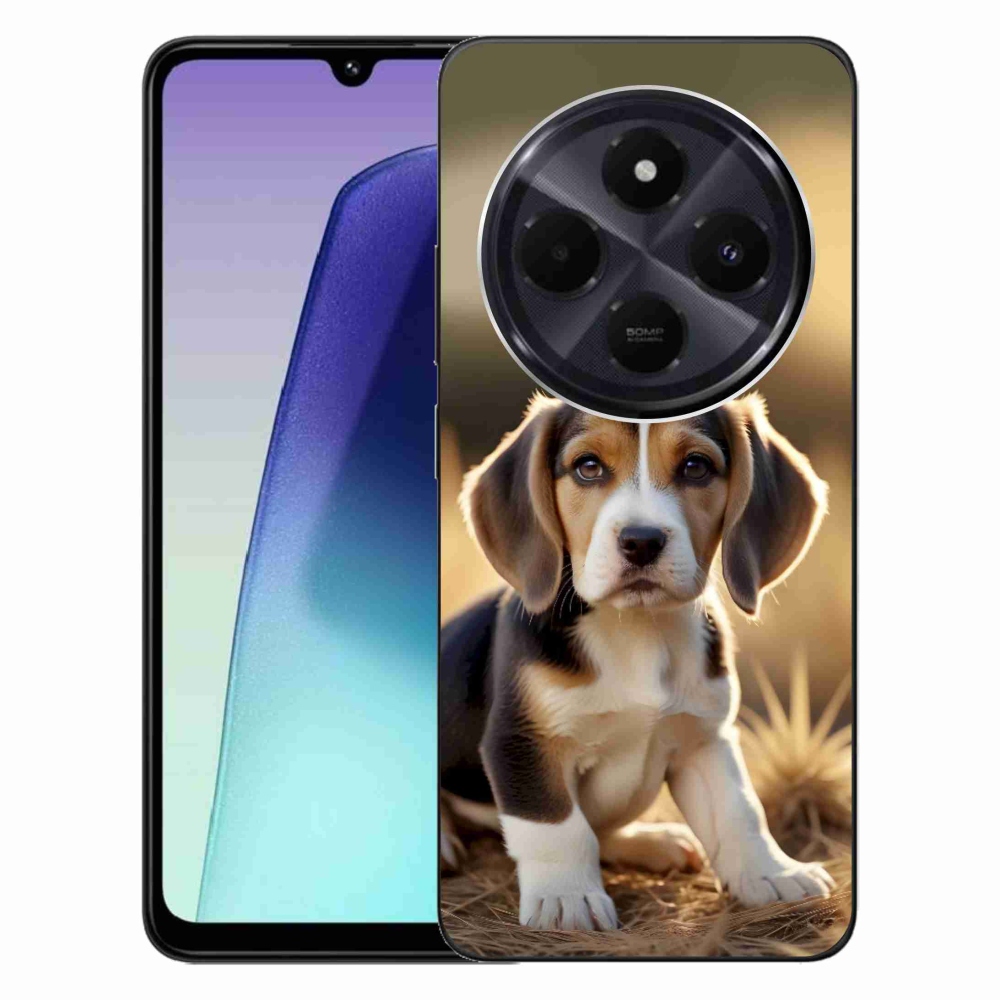 Gél borítás mmCase a Xiaomi Redmi 14C/Poco C75 számára - aranyos beagle