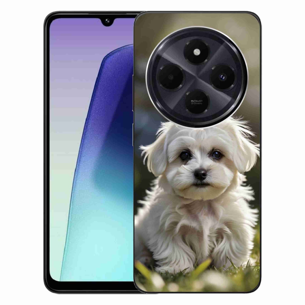 Gél borítás mmCase a Xiaomi Redmi 14C/Poco C75-hez - aranyos máltai kutya