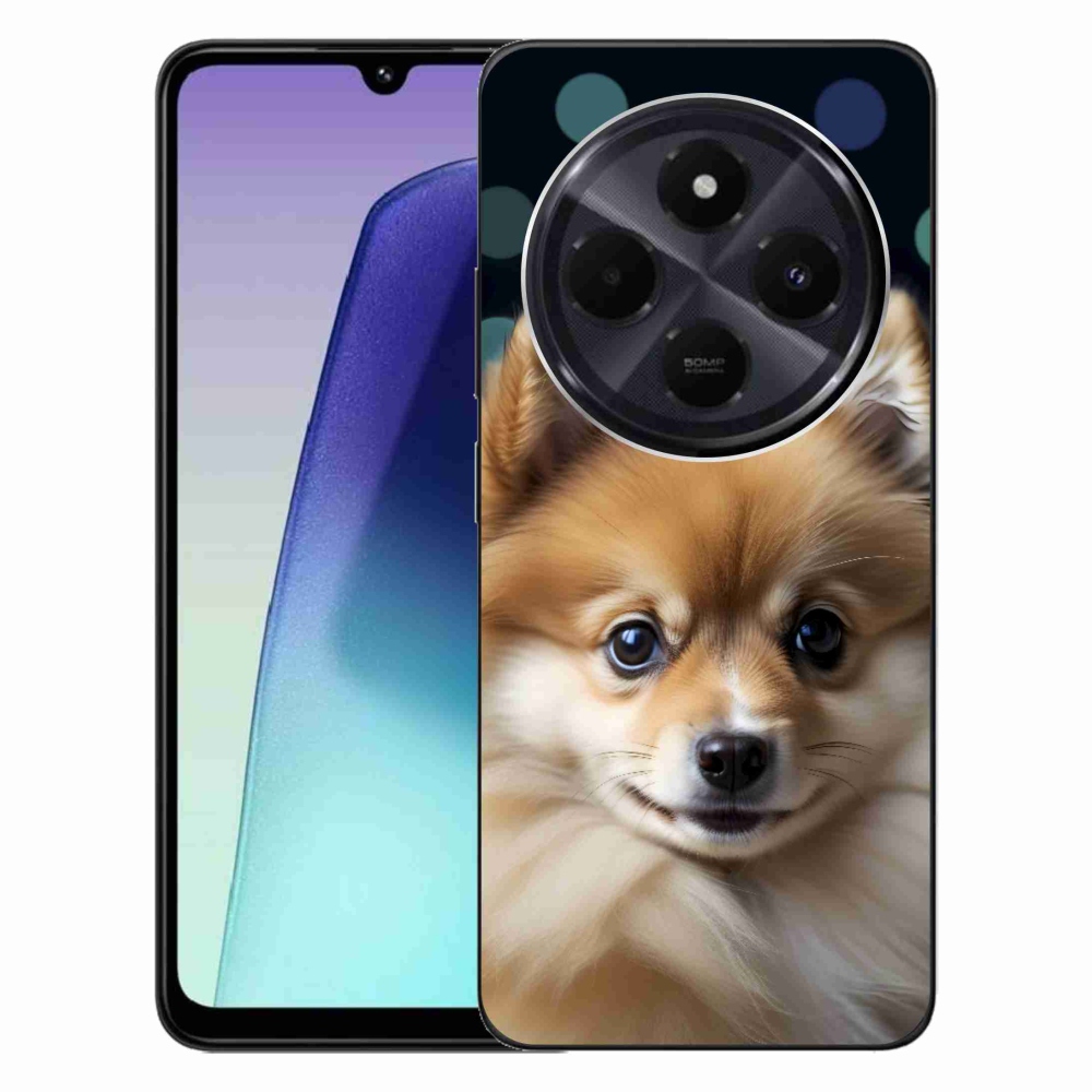 Gél borítás mmCase a Xiaomi Redmi 14C/Poco C75-hez - aranyos pomerániai