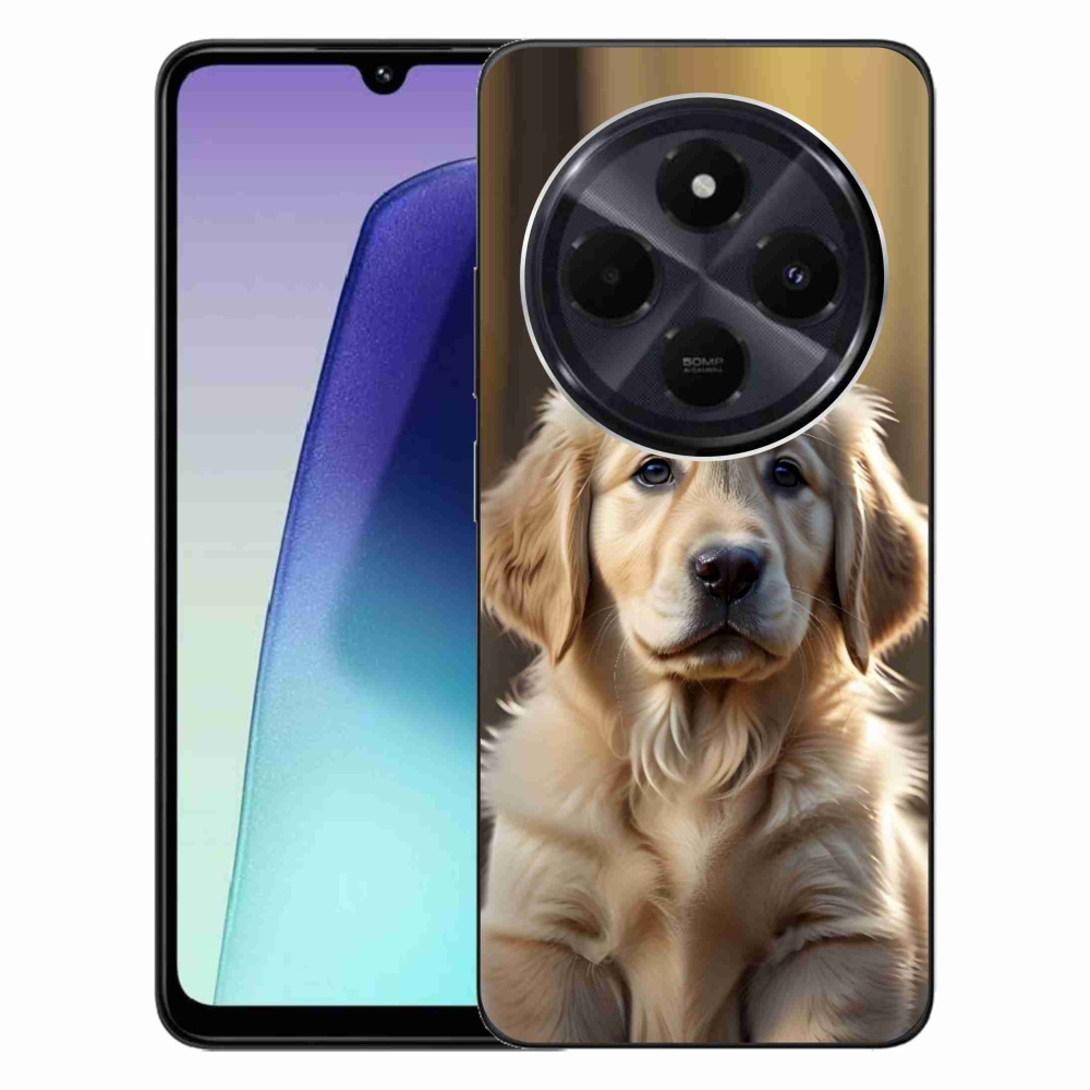 Gél borítás mmCase a Xiaomi Redmi 14C/Poco C75 számára - aranyos arany retriever
