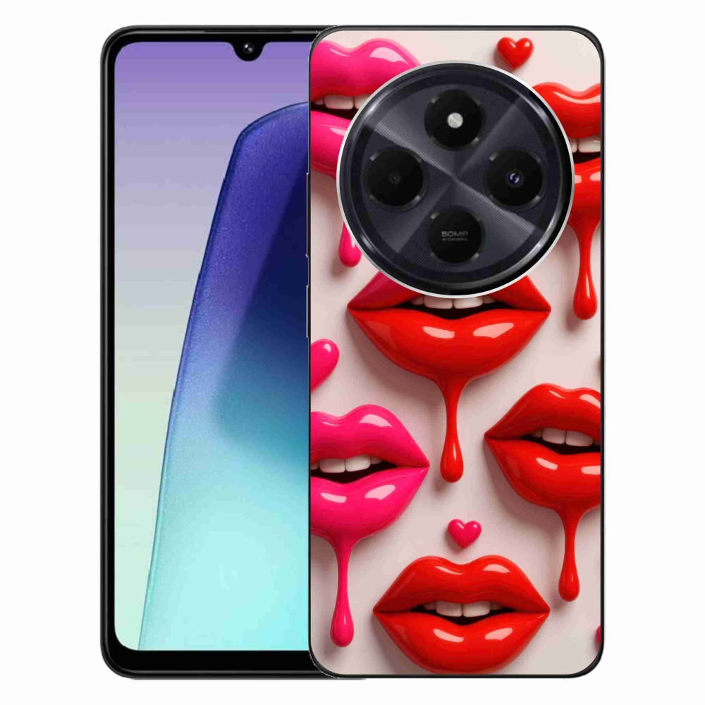 Gél borítás mmCase a Xiaomi Redmi 14C/Poco C75-hez - ajkak 2