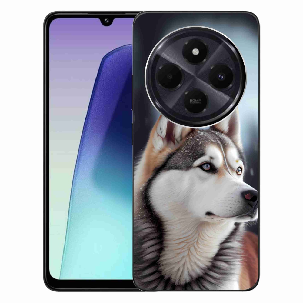 Gél borítás mmCase a Xiaomi Redmi 14C/Poco C75-hez - Szibériai Husky