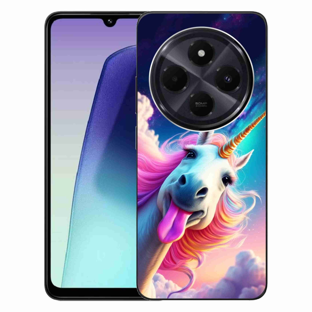 Gél borítás mmCase a Xiaomi Redmi 14C/Poco C75 számára - őrült egyszarvú