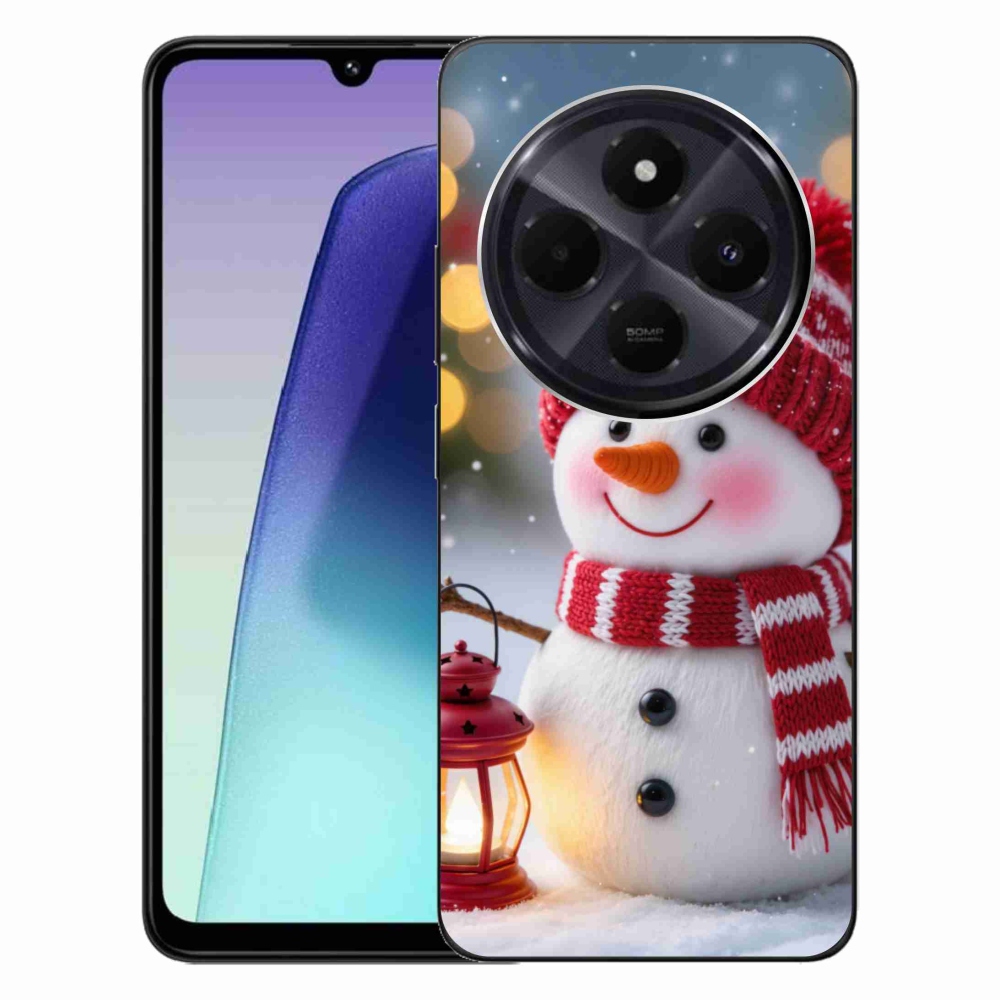 Gél borítás mmCase a Xiaomi Redmi 14C/Poco C75-hez - hóember 2