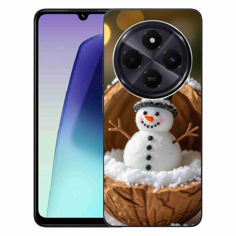 Gél borítás mmCase a Xiaomi Redmi 14C/Poco C75-hez - hóember 4