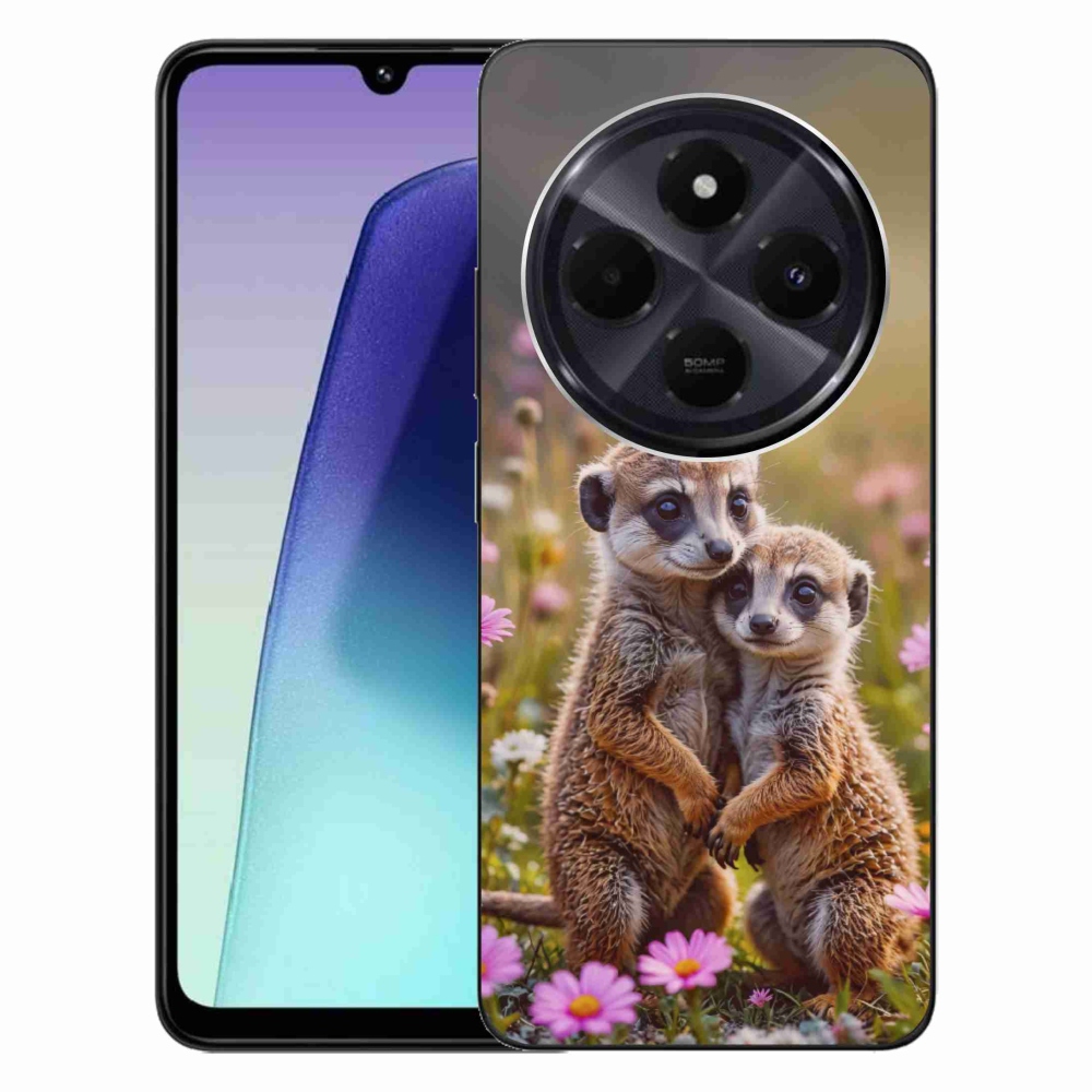 Gél borítás mmCase a Xiaomi Redmi 14C/Poco C75-hez - szurikátás duó