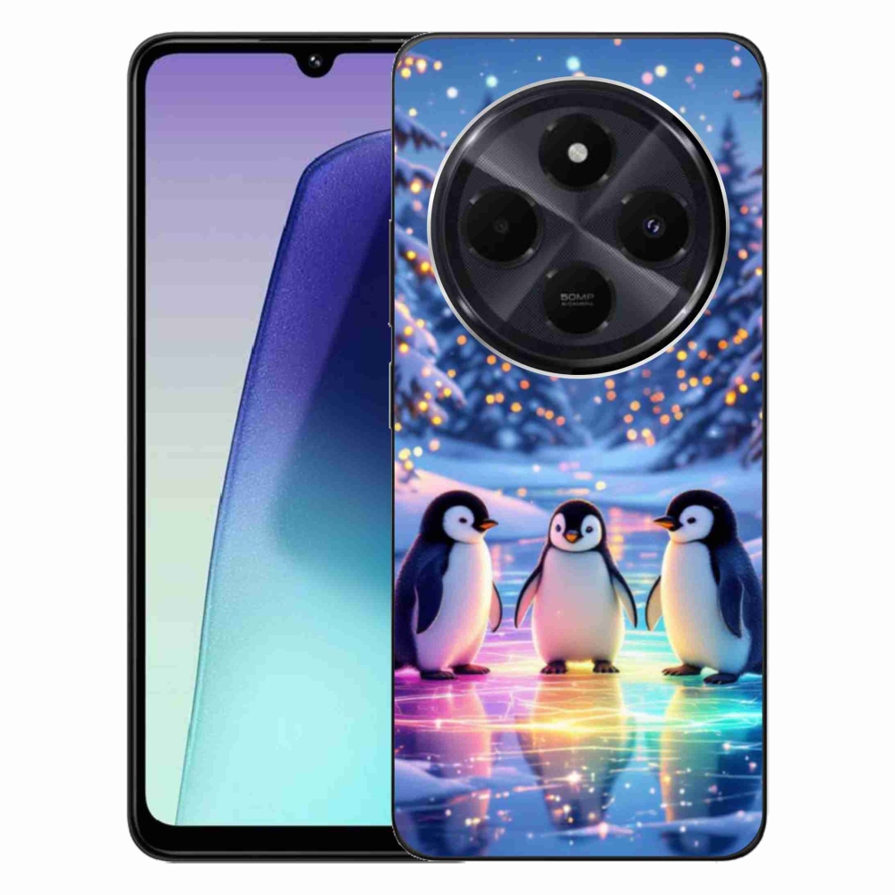 Gél borítás mmCase a Xiaomi Redmi 14C/Poco C75-hez - pingvinek