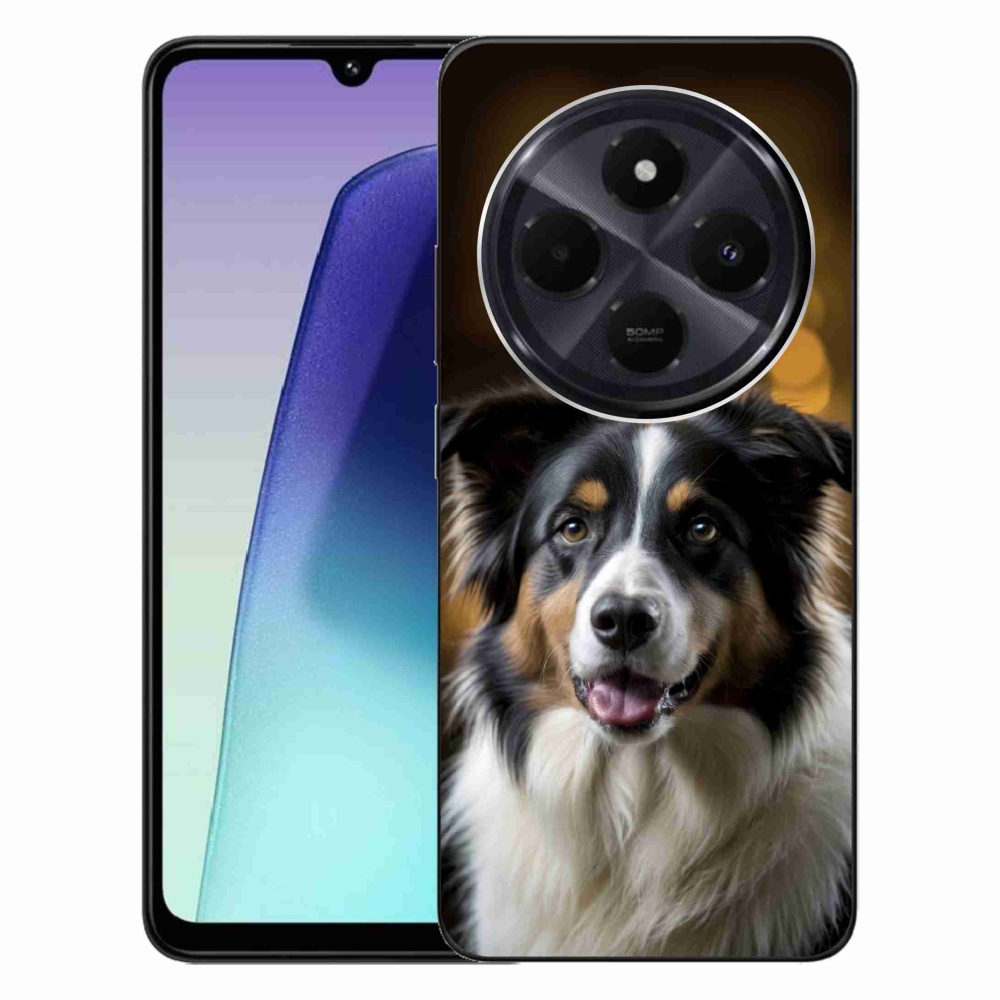 Gél borítás mmCase a Xiaomi Redmi 14C/Poco C75-hez - mosolygó ausztrál juhászkutya