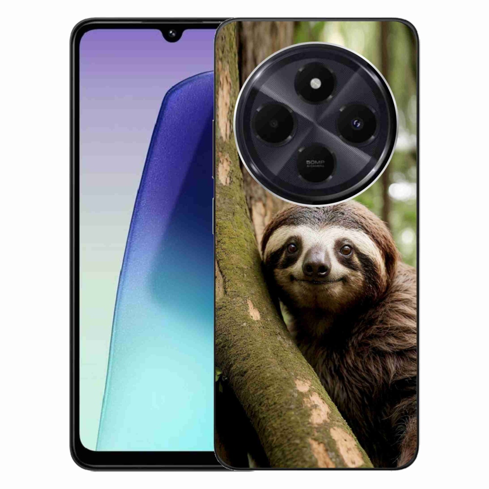 Gél borítás mmCase a Xiaomi Redmi 14C/Poco C75-hez - mosolygó lajhár