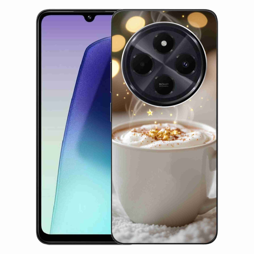 Gél borítás mmCase a Xiaomi Redmi 14C/Poco C75-hez - Karácsonyi forró ital