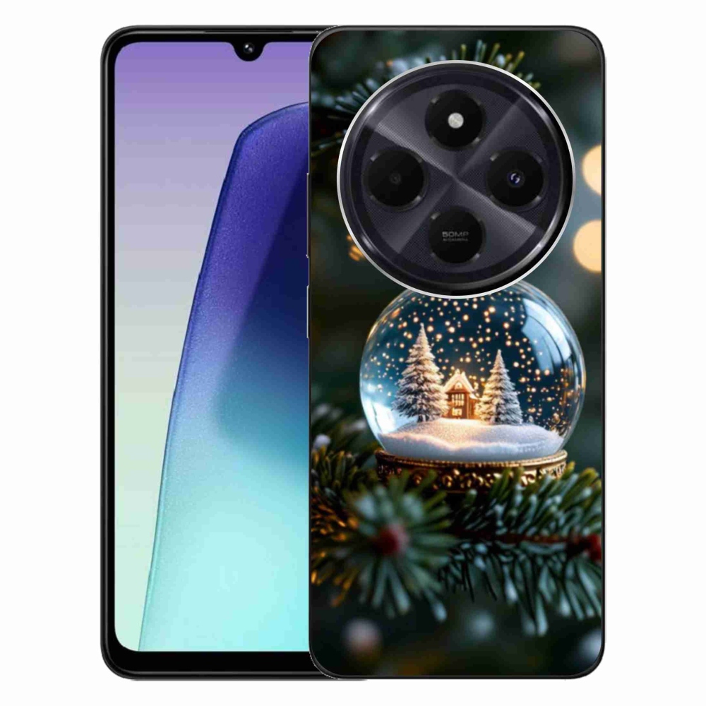 Gél borítás mmCase a Xiaomi Redmi 14C/Poco C75-hez - Karácsonyi gömbök 2